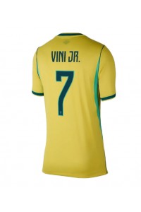 Brasilia Vinicius Junior #7 Jalkapallovaatteet Naisten Kotipaita MM-kisat 2026 Lyhythihainen